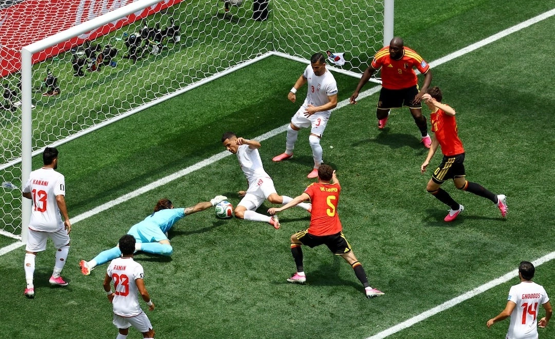 Pha cứu thua xuất thần của Beiranvand giúp Iran cầm hòa Bỉ tại World Cup 2026 - hình ảnh - winjun88.com