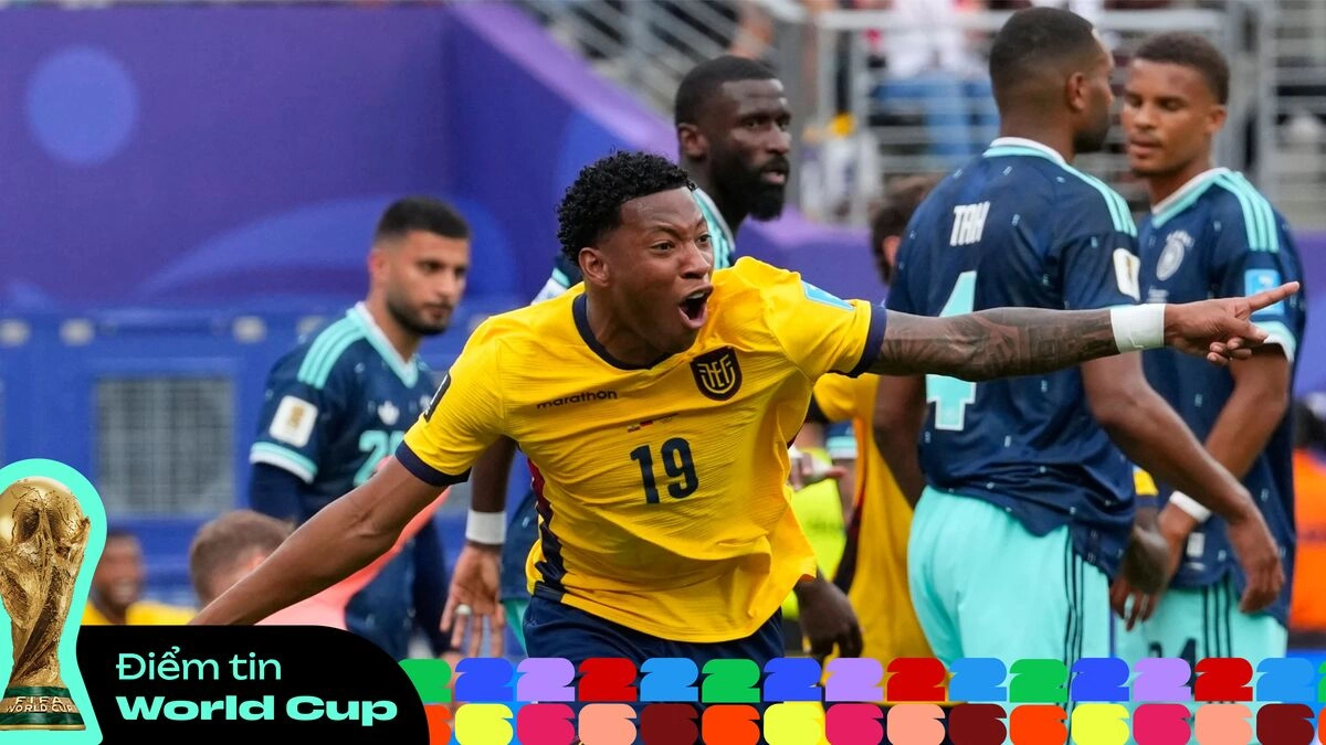 Thưởng tân thủ JUN88: Ecuador ngược dòng thắng Đức, Bờ Biển Ngà lần đầu vào vòng 1/16 World Cup - hình ảnh - winjun88.com